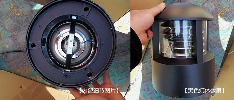 叼嘿直播APP照明广场圆顶矮柱草坪灯生产实拍图片