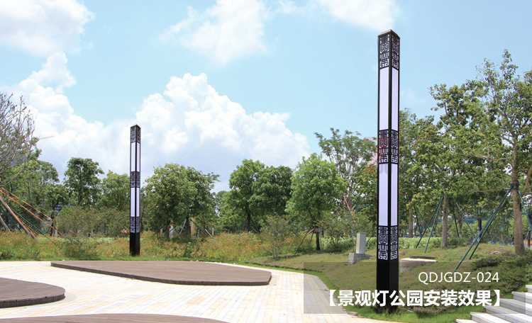 (QDJGDZ-024)方形新中式广场叼嘿软件免费下载公园安装效果图